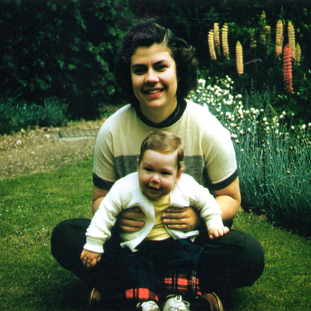 Steve & Carole in Vence - With my mom in England