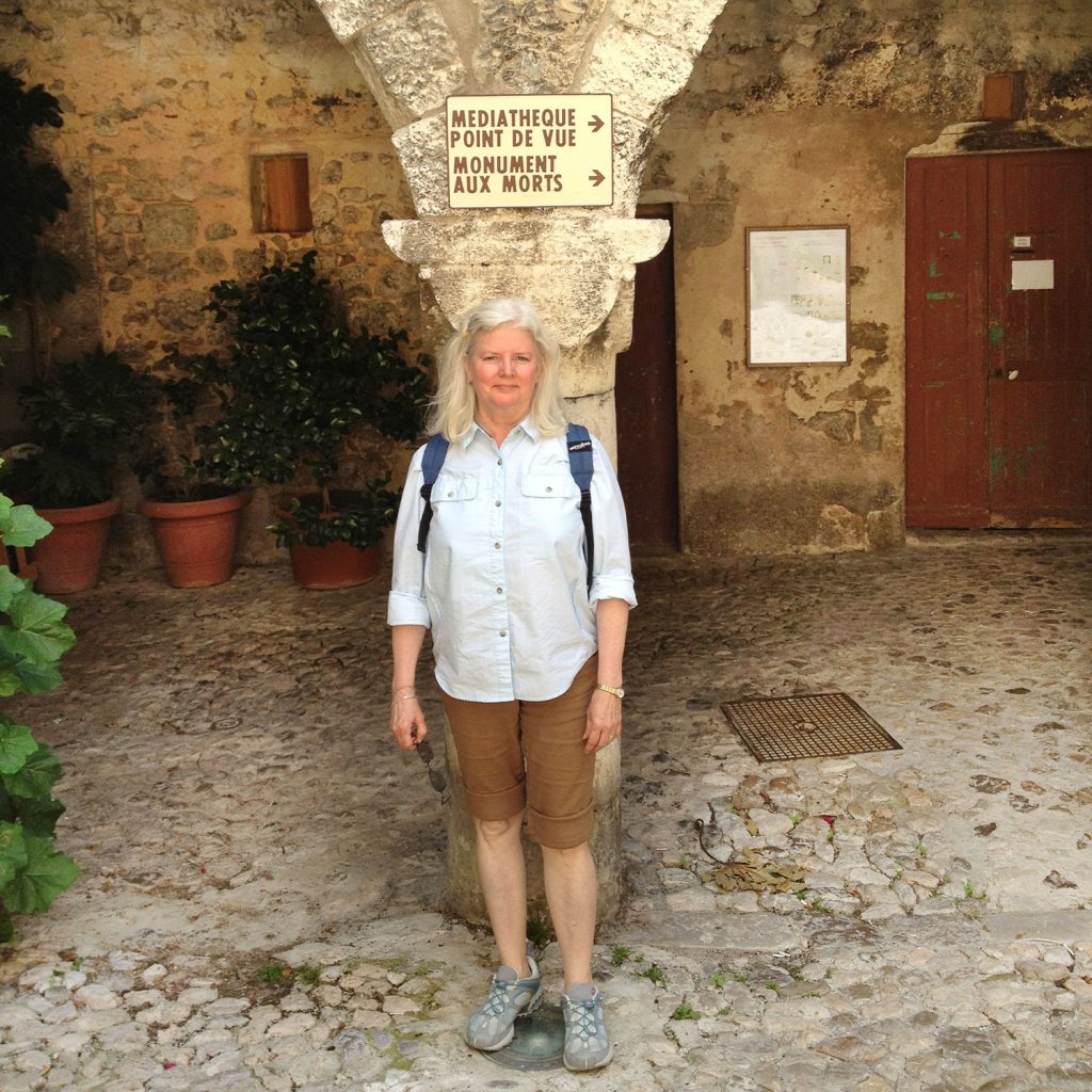 Steve & Carole in Vence - Carole in Peillon